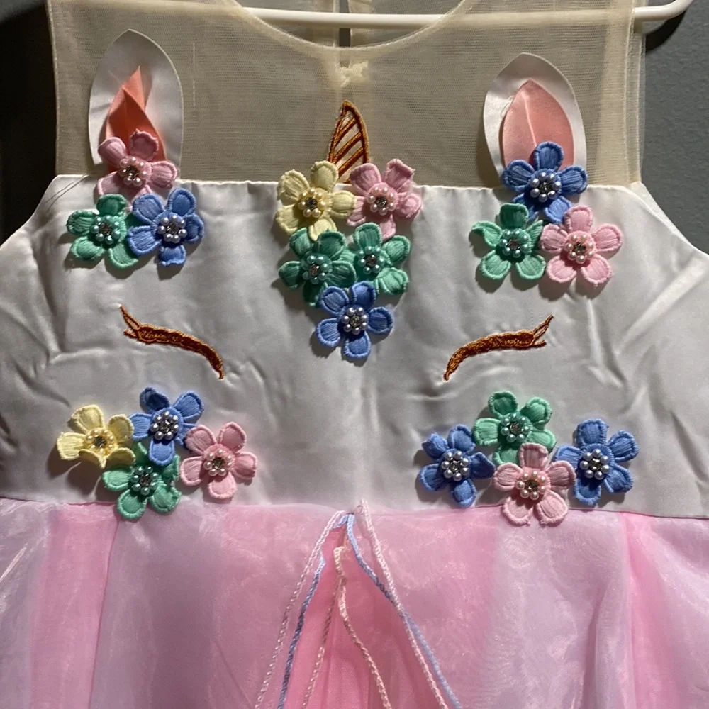 BRAND NEW GIRLS DRESS SIZE 10! NWT. SMOKE FREE HOME. - Picture 5 of 8